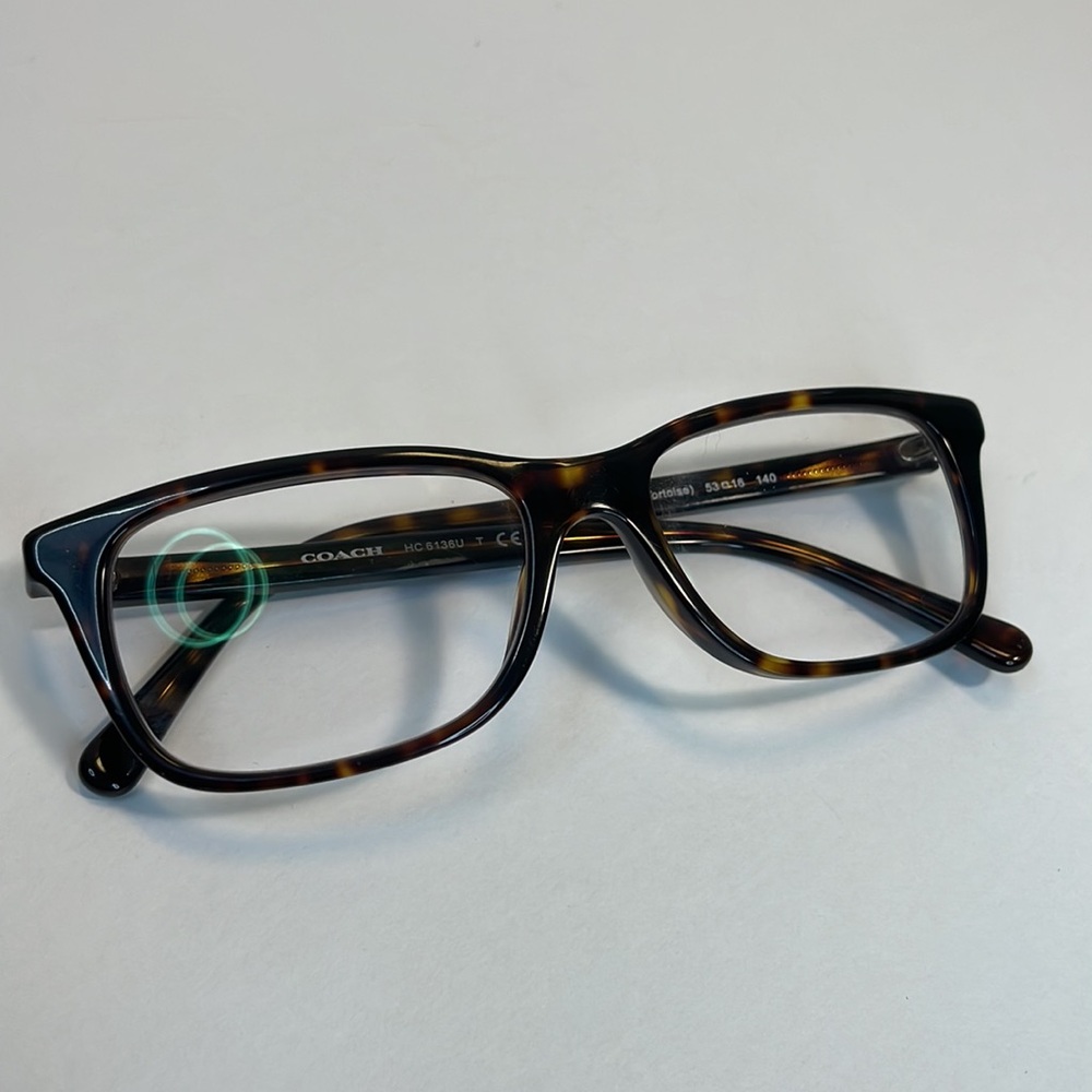 Coach Brown Tortoise Shell Glasses
